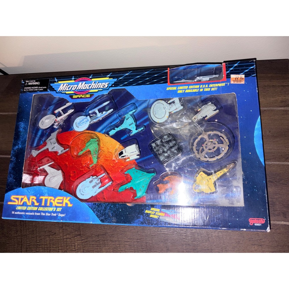 Vintage 1993 Micro Machines Star Trek Limited Edition Collector Set Galoob 65831